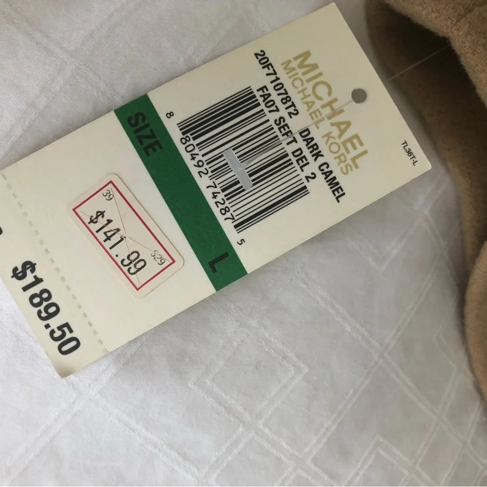 NWT Michael Kors 3/4 sleeve belted wool jacket blazer - Picture 2 of 11